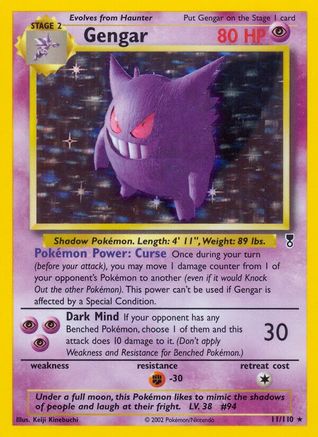 Gengar 011 - Holofoil Legendary Collection - Holo Rare