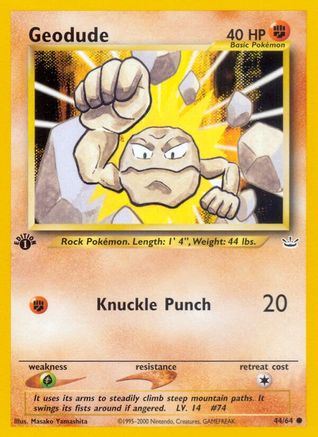 Geodude - 44/64 - Common - Unlimited