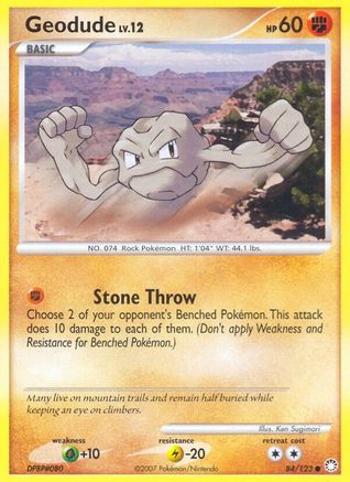 Geodude - 84/123 - Common - Reverse Holo