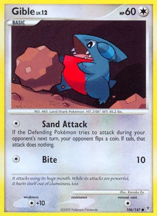 Gible - 106/147 - Common