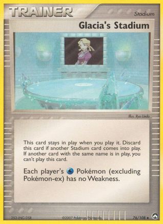 Glacia's Stadium - 76/108 - Uncommon - Reverse Holo