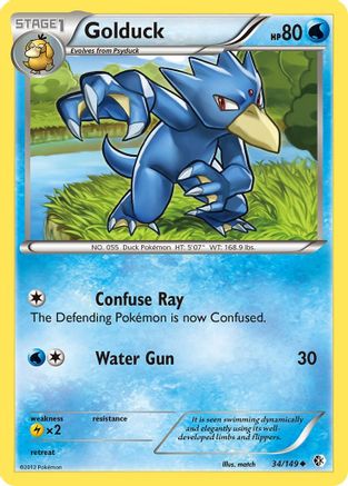 Golduck (34) - 34/149 - Uncommon