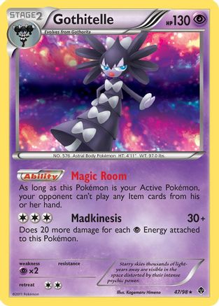 Gothitelle (47) - 47/98 - Holo Rare - Reverse Holo