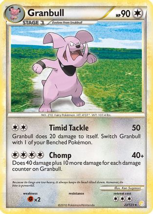 Granbull - 22/123 - Rare - Reverse Holo