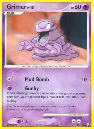 Grimer - 88/132 - Common - Reverse Holo