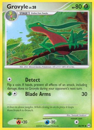 Grovyle (38) - 38/99 - Uncommon