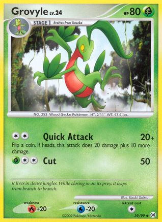 Grovyle (39) - 39/99 - Uncommon - Reverse Holo