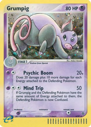 Grumpig - 6/97 - Holo Rare
