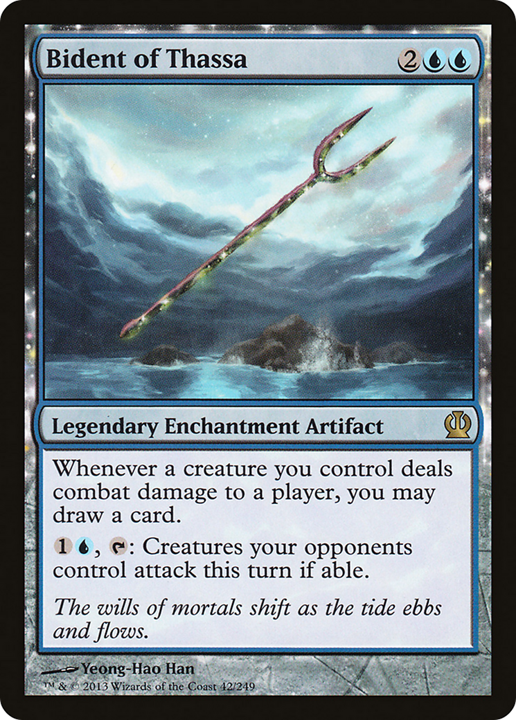 Bident of Thassa (THS-042) Foil