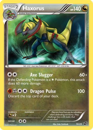 Haxorus - 16/20 - Holo Rare