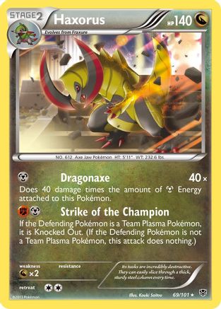 Haxorus - 69/101 - Holo Rare