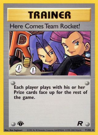 Here Comes Team Rocket! (71) 071/82 - Unlimited Team Rocket - Rare