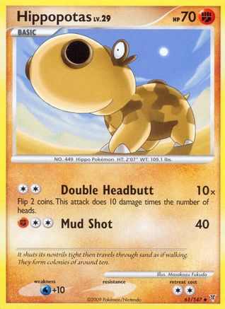 Hippopotas - 61/147 - Uncommon