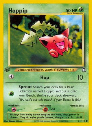 Hoppip - 61/111 - Common - 1st Edition