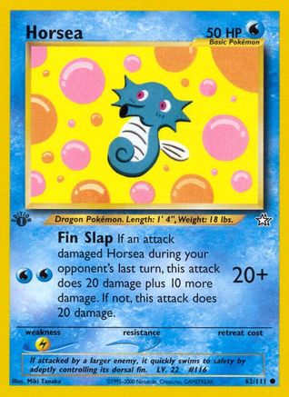 Horsea - 62/111 - Common - 1st Edition