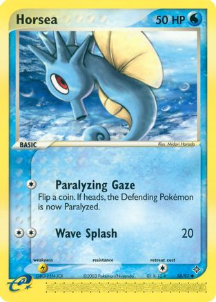 Horsea - 58/97 - Common - Reverse Holo