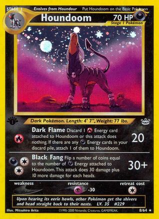 Houndoom 008/64 - Unlimited Holofoil Neo Revelation - Holo Rare