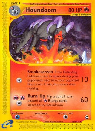 Houndoom - 14/147 - Rare - Reverse Holo
