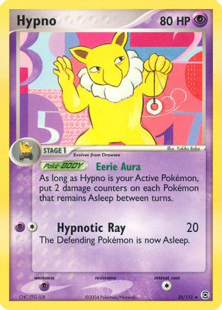 Hypno - 25/112 - Rare
