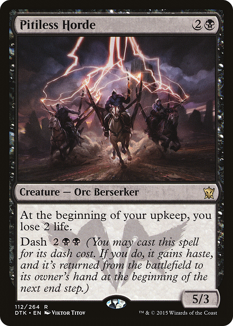 Pitiless Horde (DTK-112) Foil