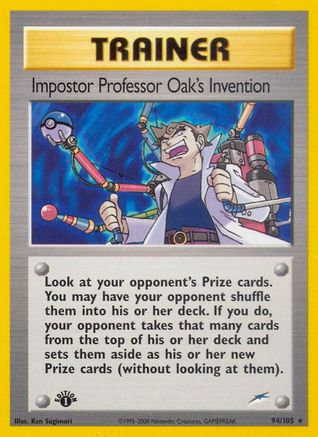 Impostor Professor Oak's Invention 094 - Unlimited Neo Destiny - Rare