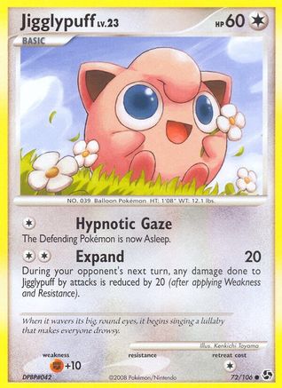 Jigglypuff - 72/106 - Common - Reverse Holo
