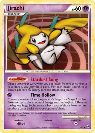 Jirachi 11/95 - Holofoil Call of Legends - Holo Rare