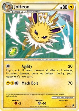 Jolteon 045/95  Call of Legends - Uncommon