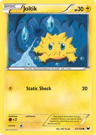 Joltik (42) - 42/108 - Common - Reverse Holo