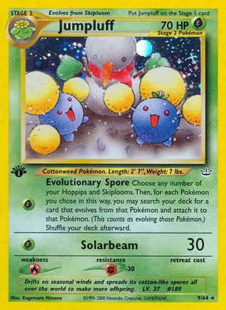 Jumpluff - Unlimited Holofoil Neo Revelation - Holo Rare