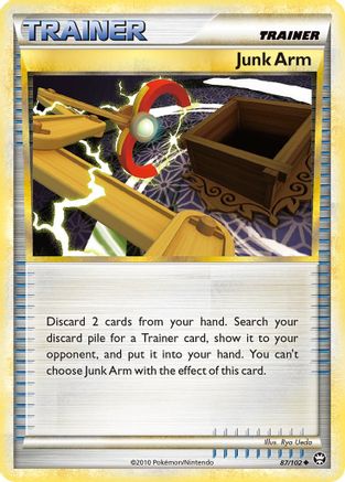 Junk Arm - 87/102 - Uncommon - Reverse Holo