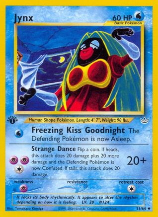 Jynx - 31/64 - Uncommon - 1st Edition