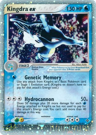 Kingdra EX - 92/97 - Ultra Rare