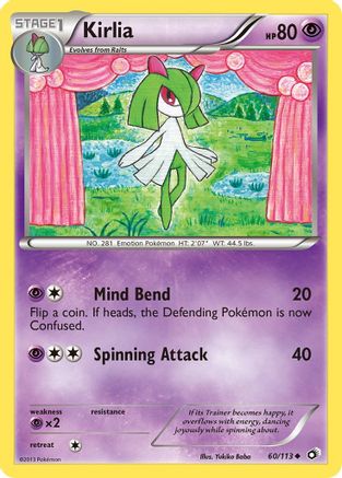 Kirlia - 60/113 - Uncommon - Reverse Holo