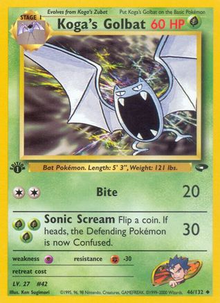 Koga's Golbat 046 - Unlimited Gym Challenge - Uncommon
