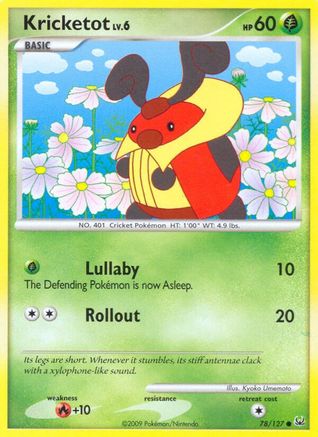 Kricketot - 78/127 - Common - Reverse Holo