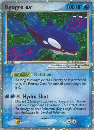 Kyogre EX - 95/100 - Ultra Rare