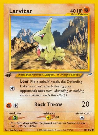 Larvitar 070/105 - Unlimited Neo Destiny - Common