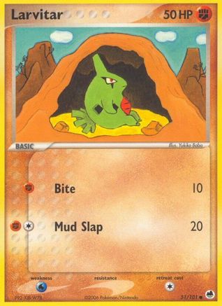 Larvitar - 51/101 - Common - Reverse Holo