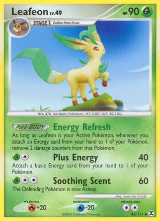 Leafeon 045/111  Rising Rivals - Uncommon