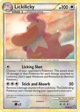 Lickilicky - 38/102 - Uncommon - Reverse Holo