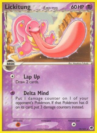 Lickitung (Delta Species) - 19/101 - Rare