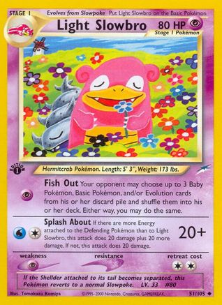 Light Slowbro 051/105 - Unlimited Neo Destiny - Uncommon