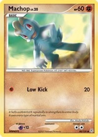 Machop - 86/130 - Common - Reverse Holo