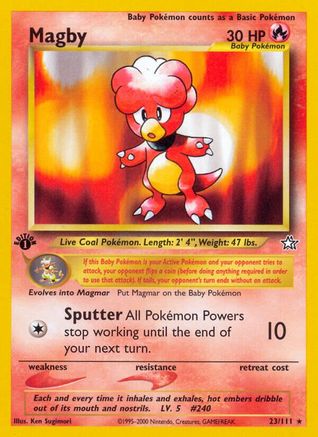 Magby - 23/111 - Rare - Unlimited
