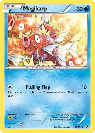 Magikarp - 30/113 - Common - Reverse Holo