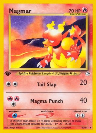 Magmar - 40/111 - Uncommon - Unlimited