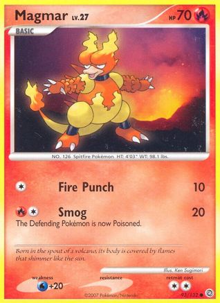 Magmar - 93/132 - Common - Reverse Holo