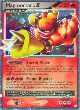 Magmortar Lv.X 123/123 - Ultra Rare