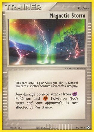 Magnetic Storm - 91/101 - Uncommon - Reverse Holo